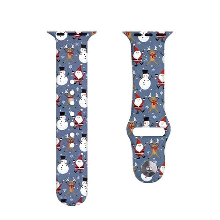 Christmas Silicone Apple Watch Bands - Assorted Styles