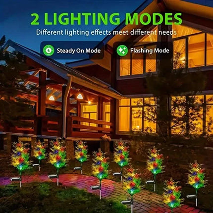Christmas Solar Lawn Lamp, Garden Solar Light Tree