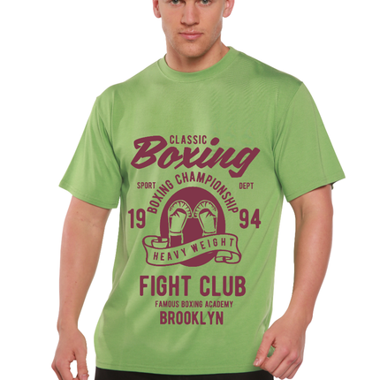 Classic Boxing Men's Bamboo Viscose/Organic Cotton Short Sleeve Graphic T-Shirt