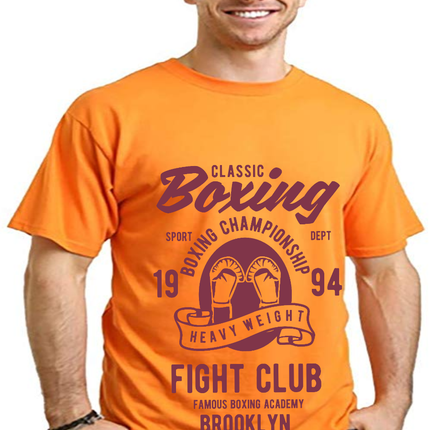 Classic Boxing Men's Bamboo Viscose/Organic Cotton Short Sleeve Graphic T-Shirt