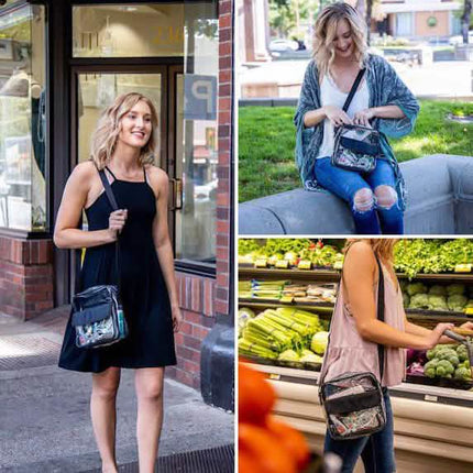 Clear Crossbody Messenger Shoulder Bag