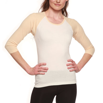 Clearance Women's Bamboo Viscose/Sorona 3/4 Sleeve T-Shirt