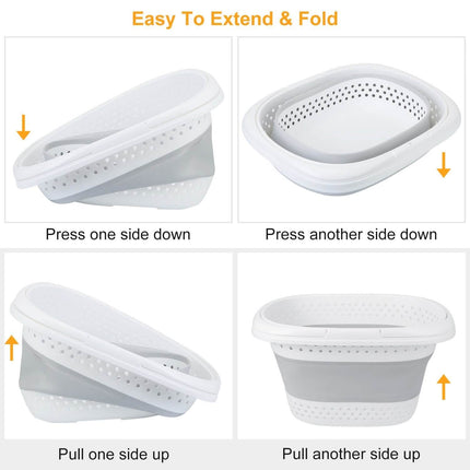 Collapsible Laundry Basket with Comfort Handle