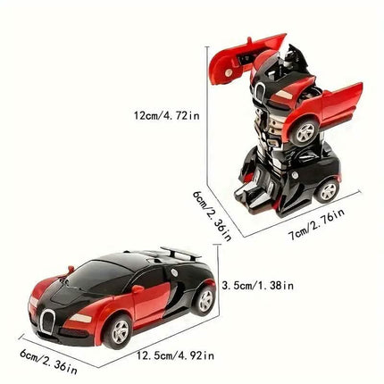 Collision Deformation Model Sports Car