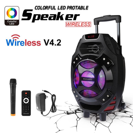 Colorful LED Portable Wireless Party Speaker