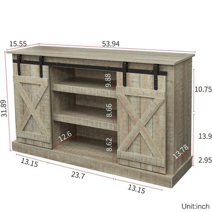 Console Table TV Cabinet with Locker
