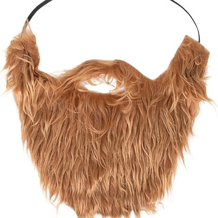 Costume Beard and Mustache Set with Realistic Style Facial Hair Accessory