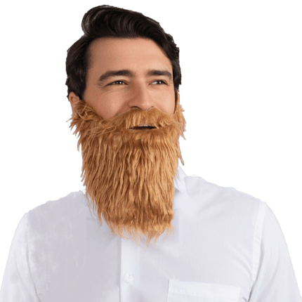 Costume Beard and Mustache Set with Realistic Style Facial Hair Accessory
