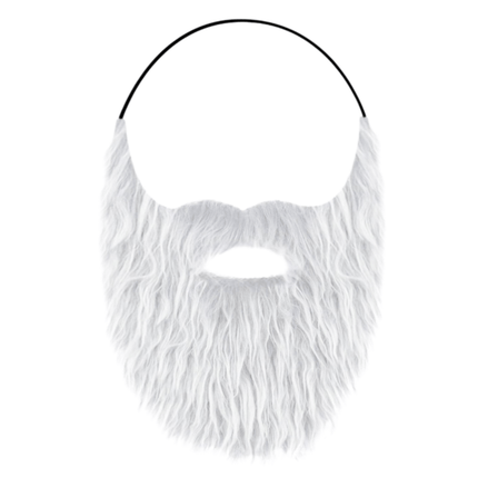 Costume Beard and Mustache Set with Realistic Style Facial Hair Accessory