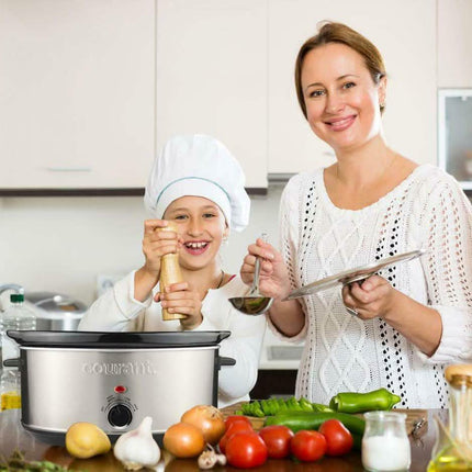 Courant 7.0 Quart Oval Stainless Steel Slow Cooker