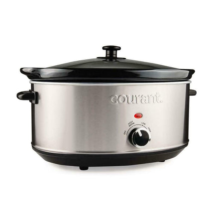 Courant 7.0 Quart Oval Stainless Steel Slow Cooker