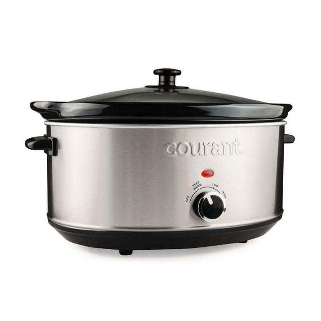 Courant 7.0 Quart Oval Stainless Steel Slow Cooker