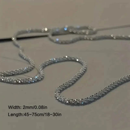 Cubic Zirconia Radiant Unisex Sky Star Necklace