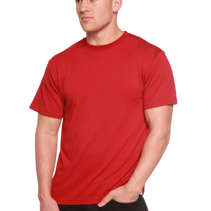 Custom Printed Men's Bamboo Viscose/Organic Cotton Short Sleeve T-Shirt