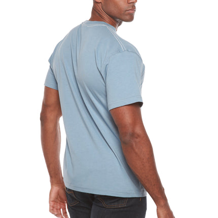 Custom Printed Men's Bamboo Viscose/Organic Cotton Short Sleeve T-Shirt