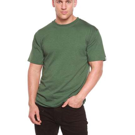 Custom Printed Men's Bamboo Viscose/Organic Cotton Short Sleeve T-Shirt