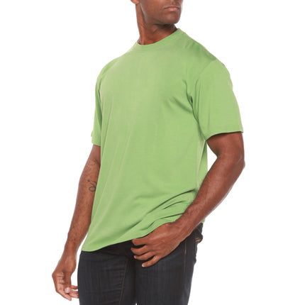 Custom Printed Men's Bamboo Viscose/Organic Cotton Short Sleeve T-Shirt