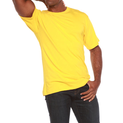 Custom Printed Men's Bamboo Viscose/Organic Cotton Short Sleeve T-Shirt
