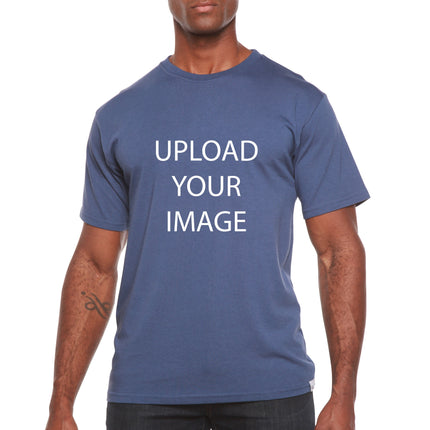 Custom Printed Men's Bamboo Viscose/Organic Cotton Short Sleeve T-Shirt