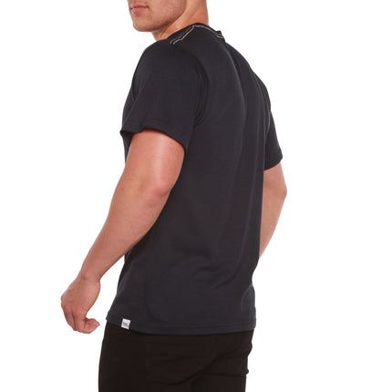 Custom Printed Men's Bamboo Viscose/Organic Cotton Short Sleeve T-Shirt