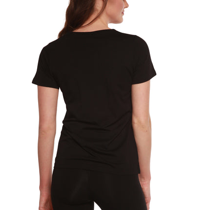 Custom Printed Women's Bamboo/Cotton Short Sleeve Scoop Neck Graphic T-Shirt