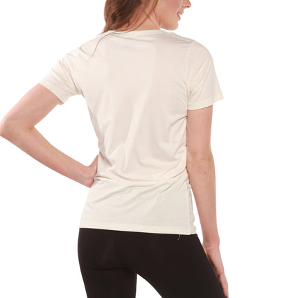 Custom Printed Women's Bamboo/Cotton Short Sleeve Scoop Neck Graphic T-Shirt