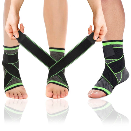 DCF Adjustable Ankle Compression Sleeve for Men and Women
