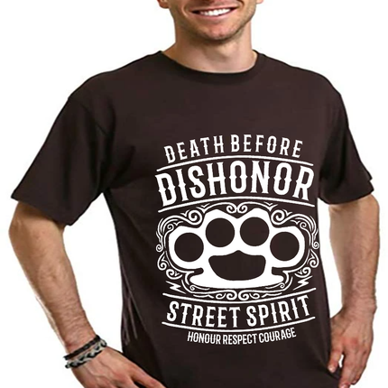 Death Before Men's Bamboo Viscose/Organic Cotton Short Sleeve Graphic T-Shirt
