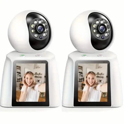 2-Pack: 2K Indoor Security Camera | 2-Way Audio & Video Call + Night Vision