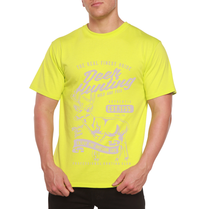 Deer Hunting Men's Bamboo Viscose/Organic Cotton Short Sleeve Graphic T-Shirt