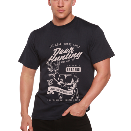 Deer Hunting Men's Bamboo Viscose/Organic Cotton Short Sleeve Graphic T-Shirt