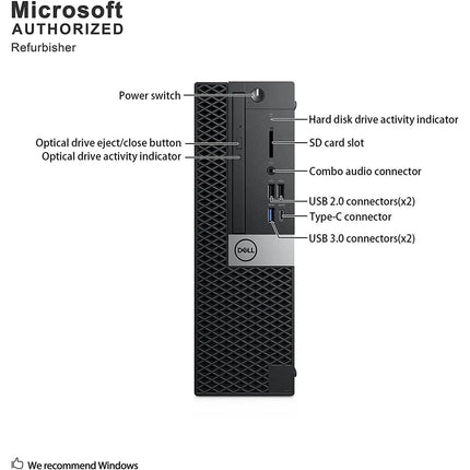 Dell Optiplex 7050 Windows 10 Professional (Refurbished)