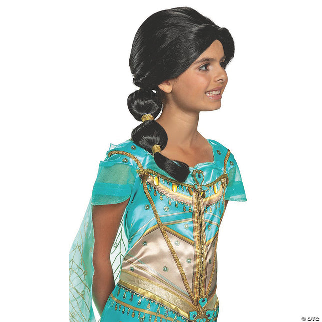 Jasmine Girls Disney Princess Wig by Disguise Costumes only at  TeeJayTraders.com