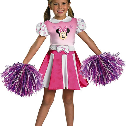 Minnie Mouse Cheerleader Girls Costume