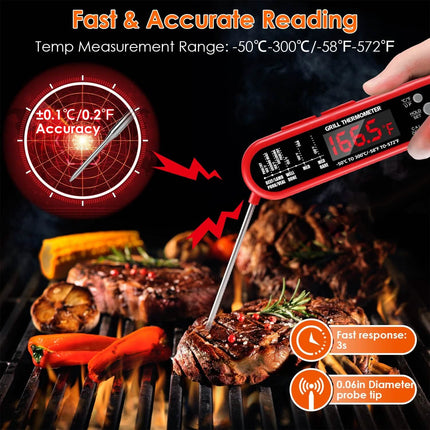 Digital Thermometer BBQ Meat Food Cooking Temperature Tester