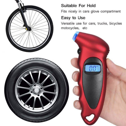 Digital Tire Pressure Gauge 150 PSI 4 Settings