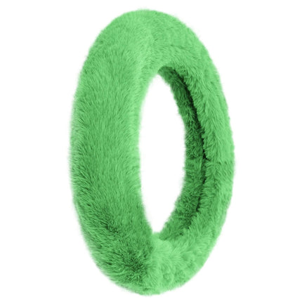 Doe16 Faux Rabbit Fur Steering Wheel Cover