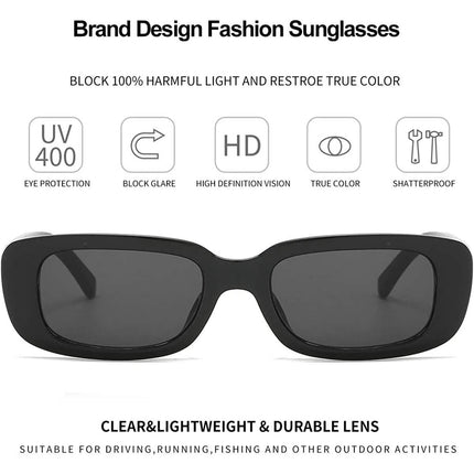 Dollger Retro Fashion Rectangular Sunglasses