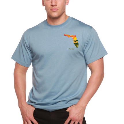 Florida Men's Bamboo Short Sleeve Graphic T-Shirt