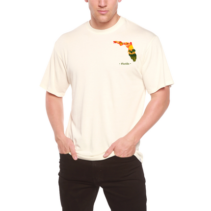 Florida Men's Bamboo Short Sleeve Graphic T-Shirt