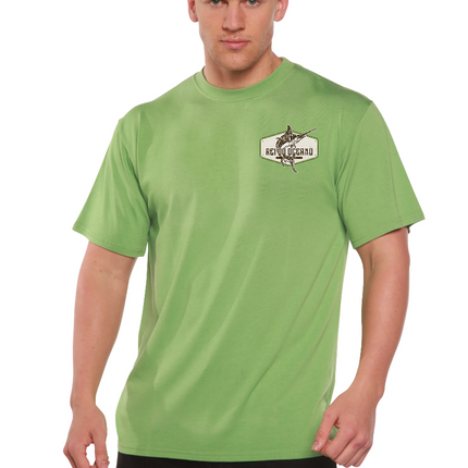 Rei do Oceano Men's Bamboo Short Sleeve Graphic T-Shirt