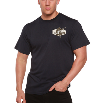 Rei do Oceano Men's Bamboo Short Sleeve Graphic T-Shirt