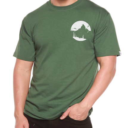 Explore More Men's Bamboo Viscose/Organic Cotton Printed T-Shirt