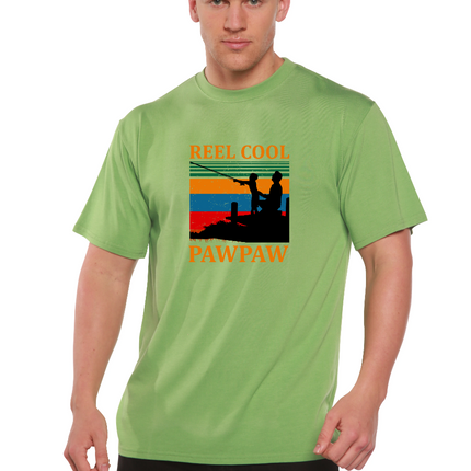 Real Cool Pawpaw Men's Bamboo Viscose/Organic Cotton Short Sleeve Printed T-Shirt