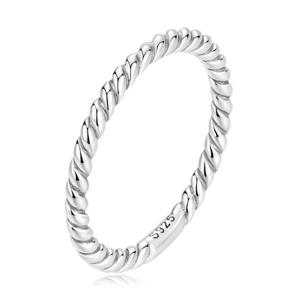 925 Sterling Silver Oxidized Ring Size 6.0 for Women