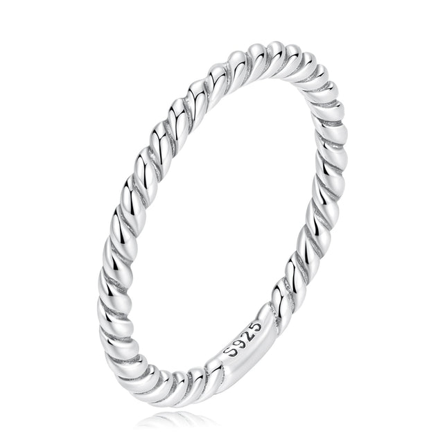 925 Sterling Silver Oxidized Ring Size 6.0 for Women