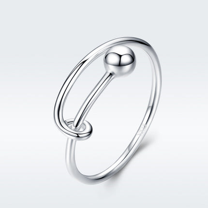 925 Sterling Silver Rings 0.4cm Width for Women