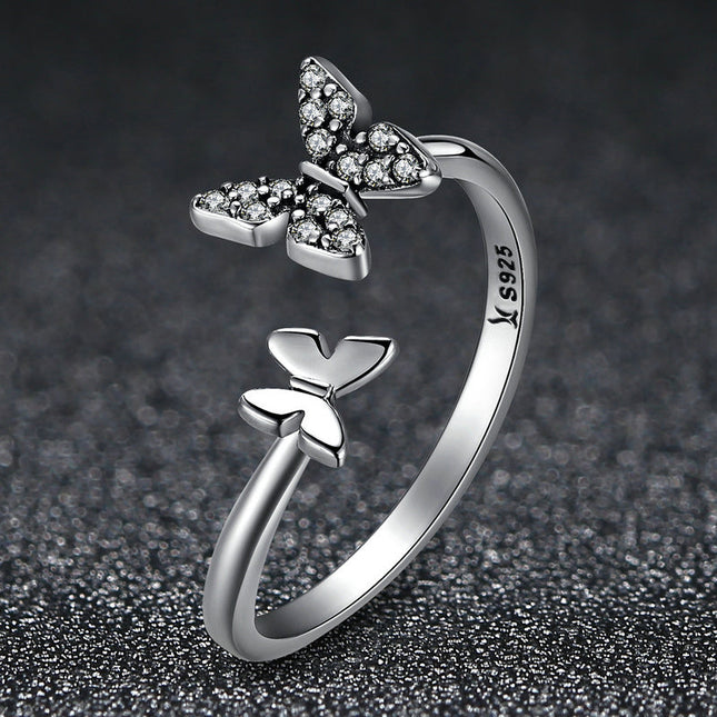 925 Sterling Silver Engagement Ring for Women