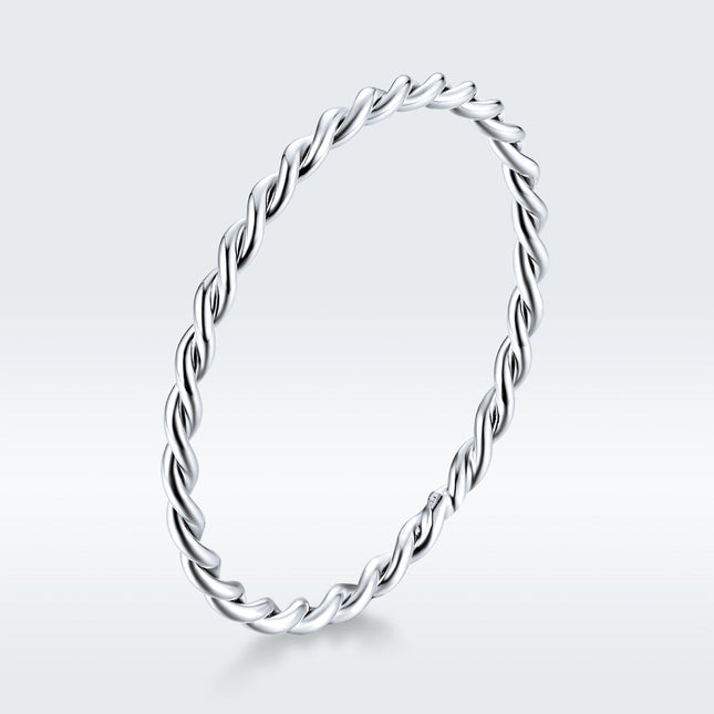 925 Sterling Silver Plated Platinum Ring Size 6.0 for Women