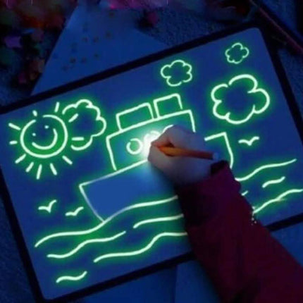 Draw With Light Kids' Learning Tablet Magic Drawing Board